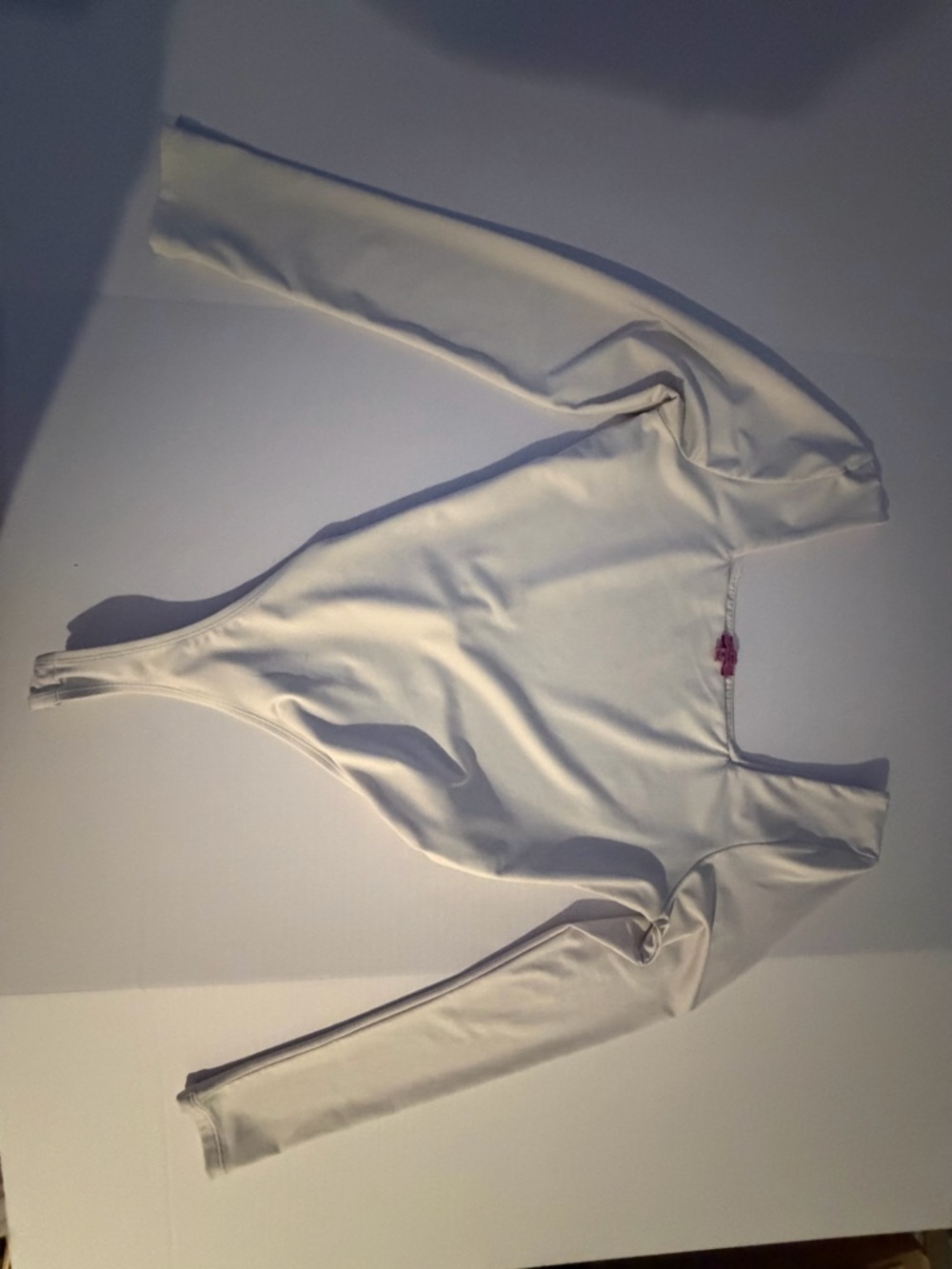 miami White Square Neck Bodysuit